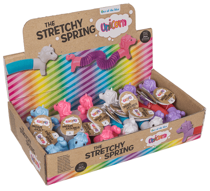 Stretchy Spring Unicorn, approx. 6,5 x 14 cm -