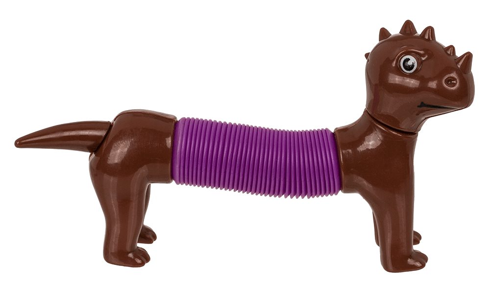 Stretchy Spring Dinosaur, approx. 6,5 x 14 cm -