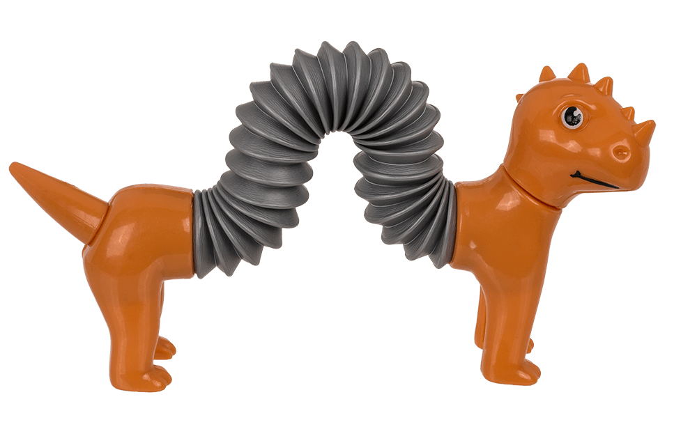 Stretchy Spring Dinosaur, approx. 6,5 x 14 cm -