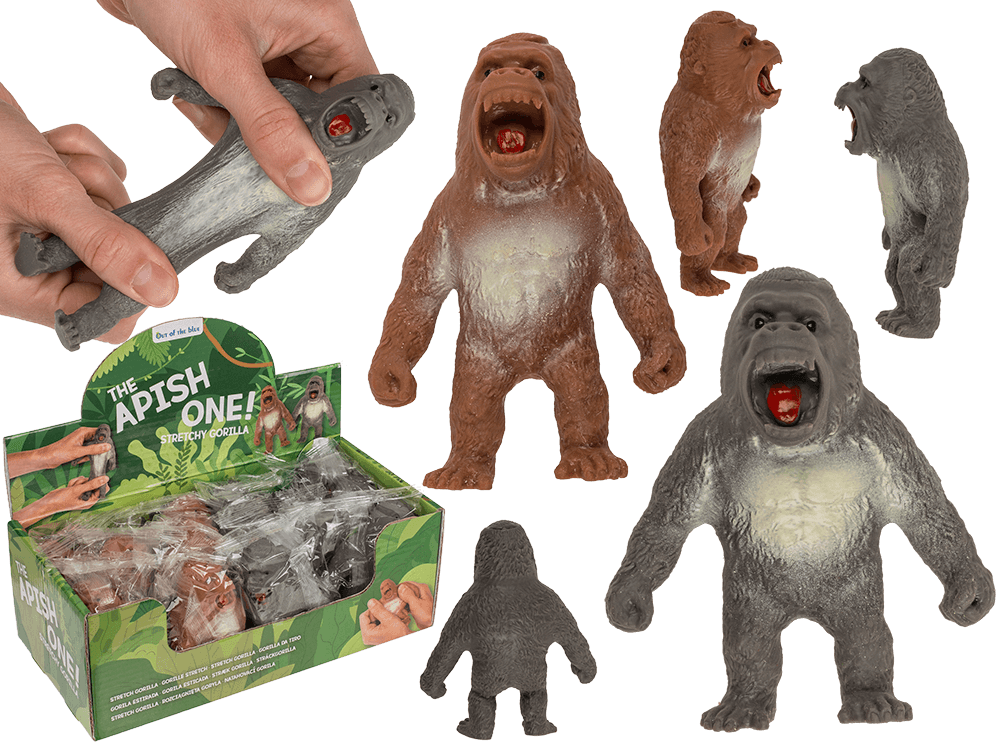 Stretchy Gorilla, approx. 8,5 x 10 cm,