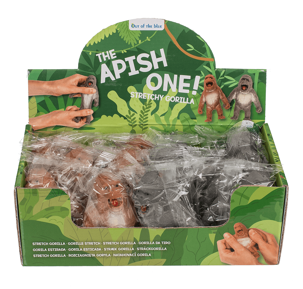 Stretchy Gorilla, approx. 8,5 x 10 cm,