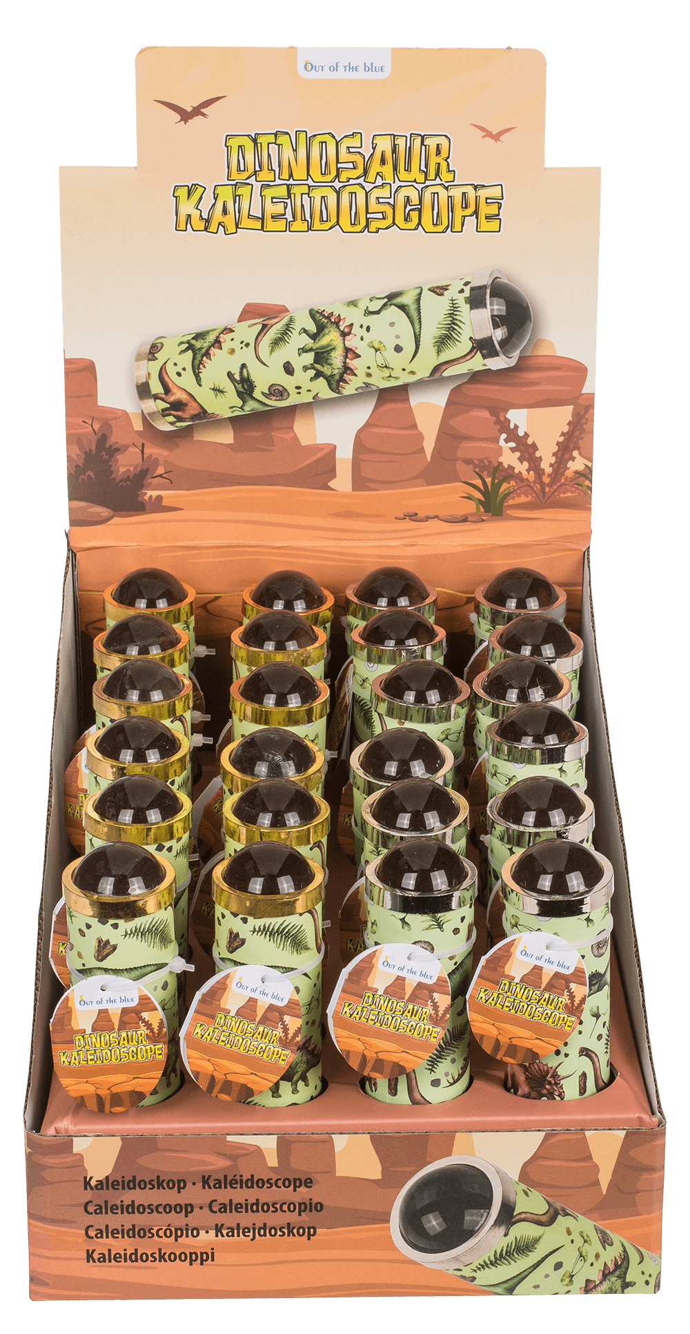 Kaleidoscope, Dinosaur, approx. 14,5 cm,