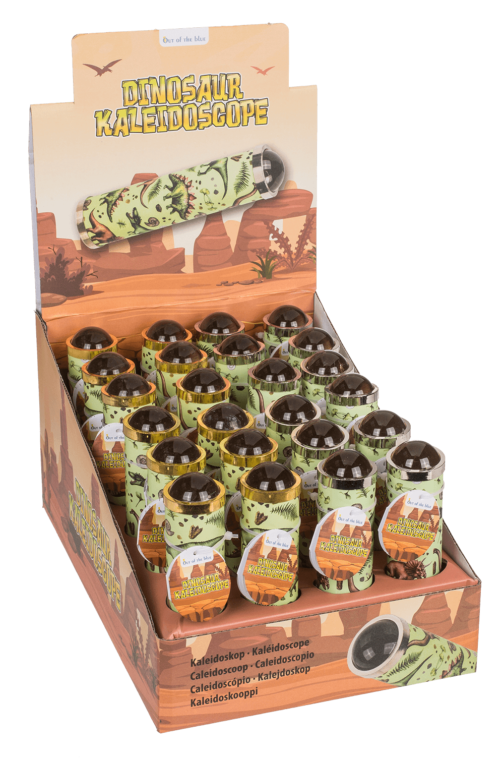 Kaleidoscope, Dinosaur, approx. 14,5 cm,