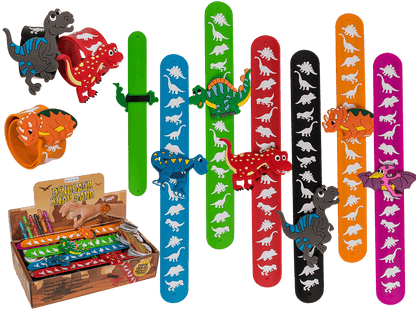 Snap Band, Dinosaur, approx. 21,5 x 3,5 cm,