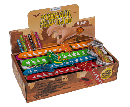 Snap Band, Dinosaur, approx. 21,5 x 3,5 cm,