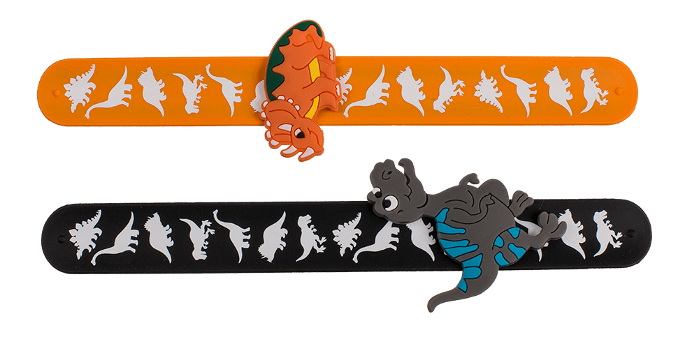 Snap Band, Dinosaur, approx. 21,5 x 3,5 cm,