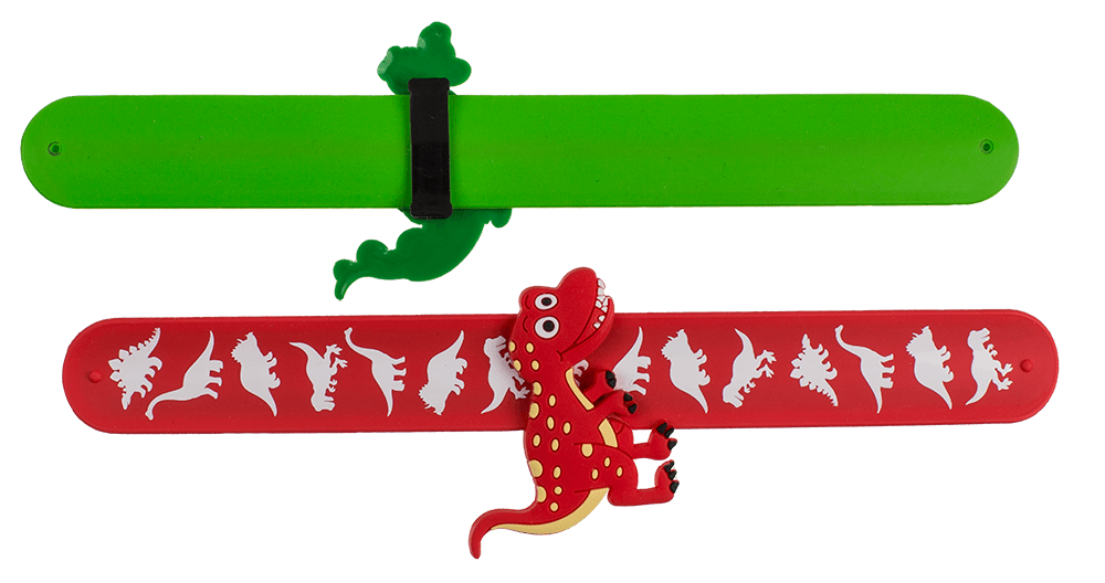 Snap Band, Dinosaur, approx. 21,5 x 3,5 cm,
