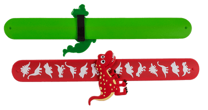 Snap Band, Dinosaur, approx. 21,5 x 3,5 cm,