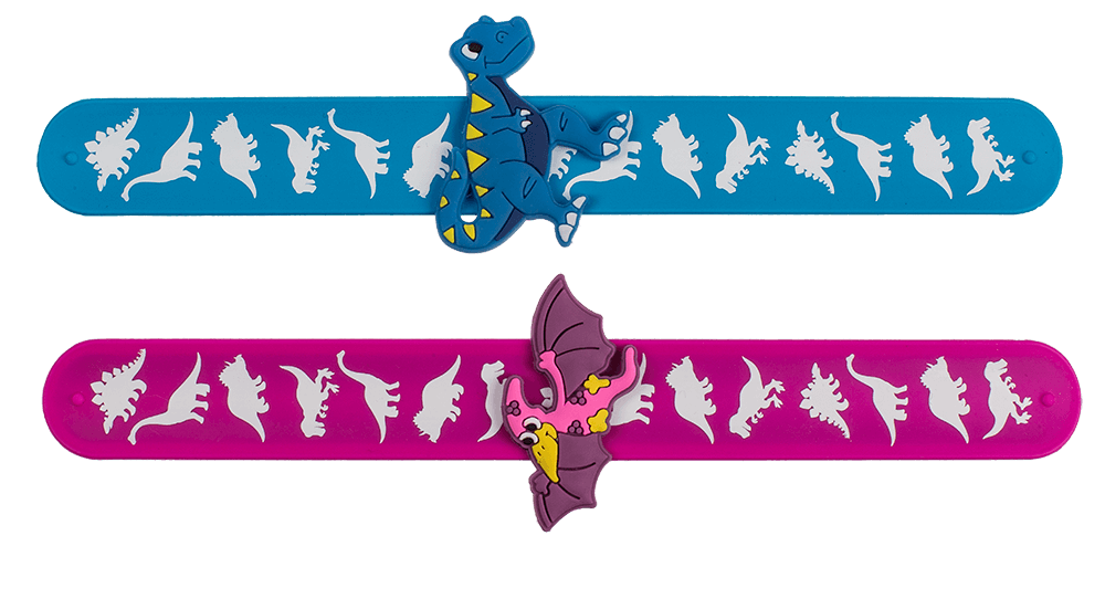 Snap Band, Dinosaur, approx. 21,5 x 3,5 cm,