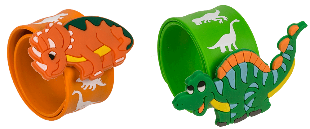 Snap Band, Dinosaur, approx. 21,5 x 3,5 cm,