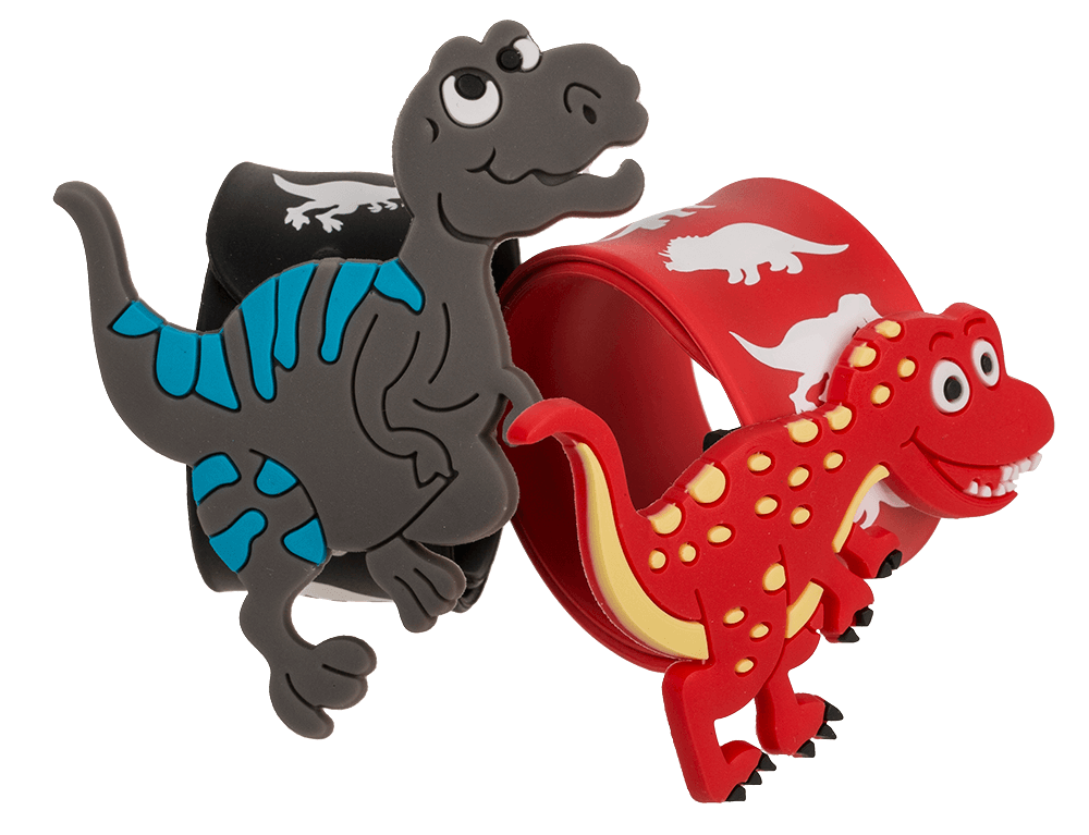 Snap Band, Dinosaur, approx. 21,5 x 3,5 cm,
