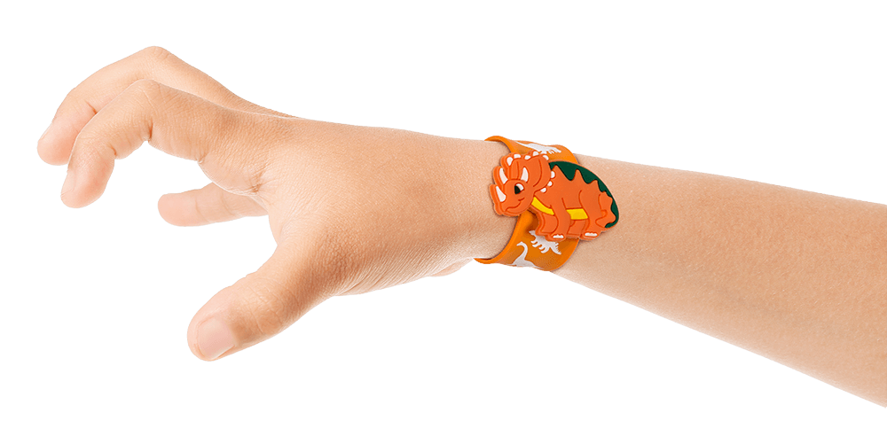 Snap Band, Dinosaur, approx. 21,5 x 3,5 cm,