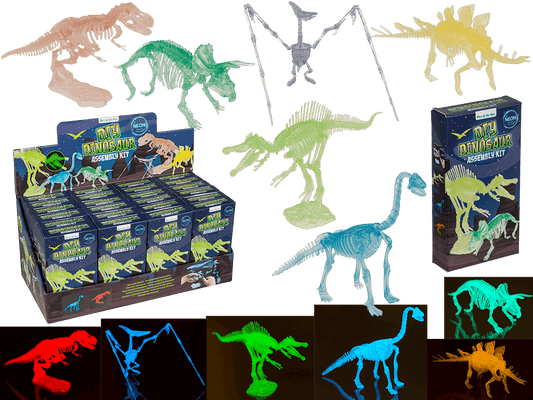 DIY Dinosaur Skeleton Assembly Kit, approx. 10 cm,
