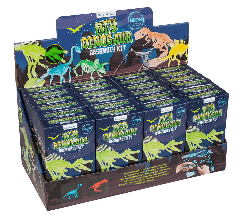 DIY Dinosaur Skeleton Assembly Kit, approx. 10 cm,