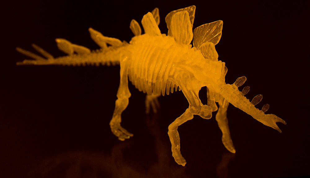 DIY Dinosaur Skeleton Assembly Kit, approx. 10 cm,