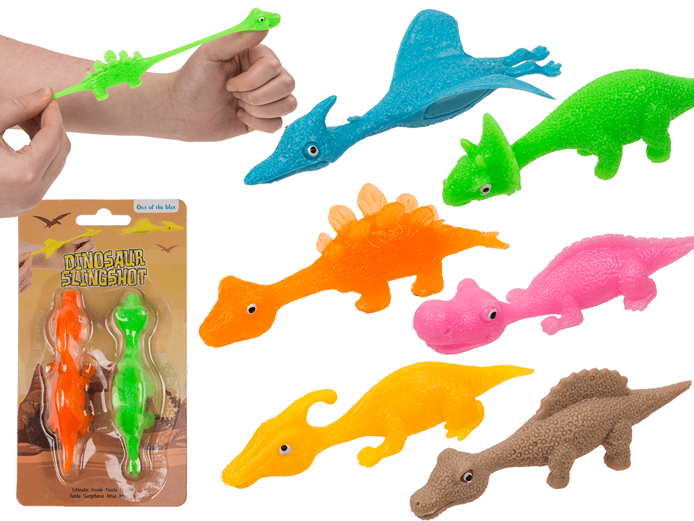 Slingshot, Dinosaur, approx. 13 x 4,5 cm,