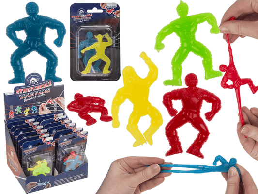 Stretchy Wrestlers, approx. 6 x 7 cm,