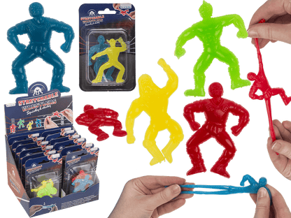 Stretchy Wrestlers, approx. 6 x 7 cm,
