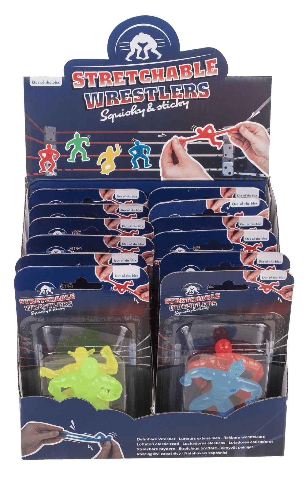 Stretchy Wrestlers, approx. 6 x 7 cm,