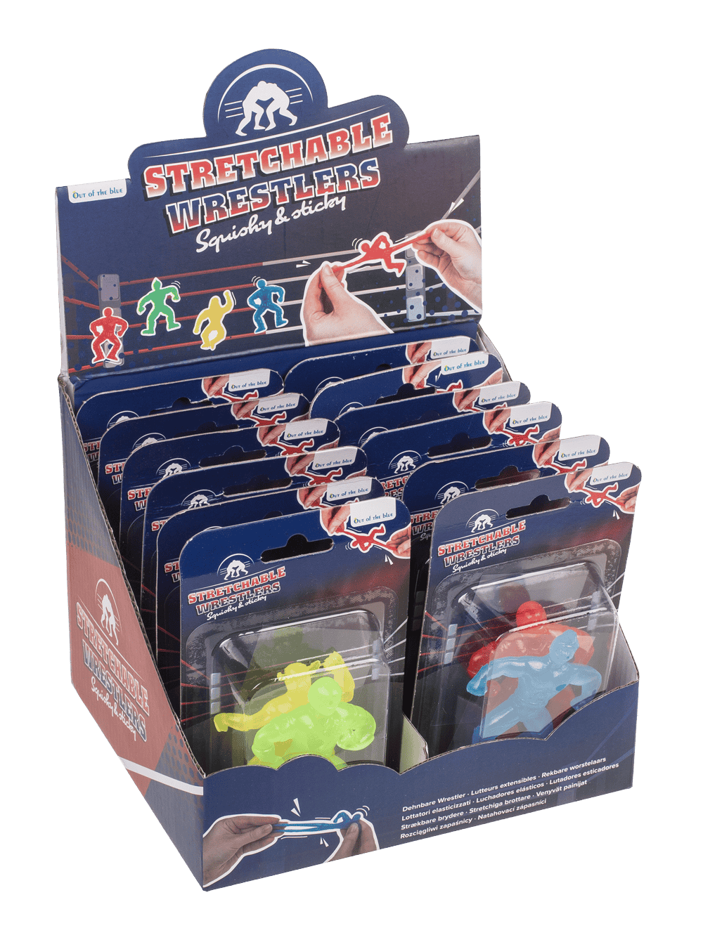 Stretchy Wrestlers, approx. 6 x 7 cm,