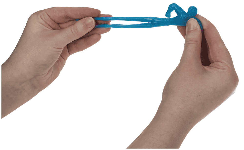 Stretchy Wrestlers, approx. 6 x 7 cm,