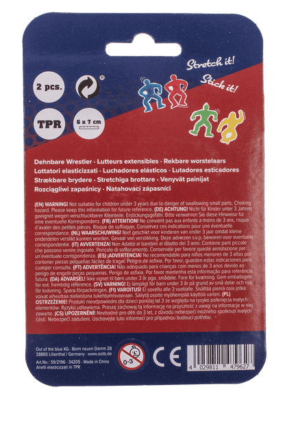 Stretchy Wrestlers, approx. 6 x 7 cm,