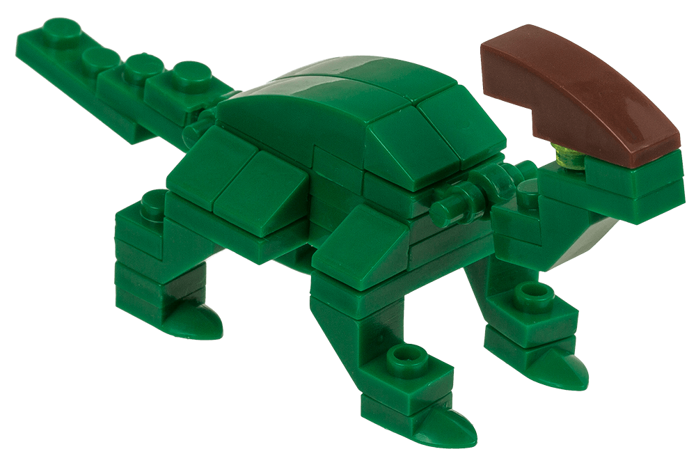 Construction blocks, Dinosaur, approx. 9 cm,