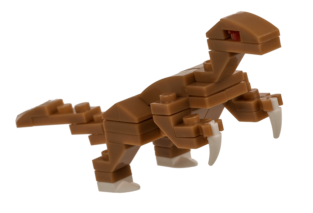 Construction blocks, Dinosaur, approx. 9 cm,