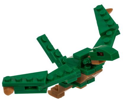 Construction blocks, Dinosaur, approx. 9 cm,