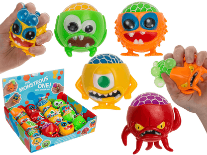 Squishy Mesh Monster, approx. 8,5 x 9 cm,