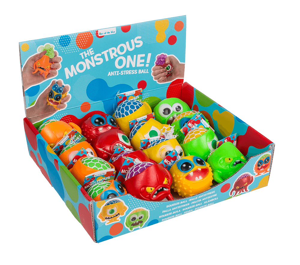 Squishy Mesh Monster, approx. 8,5 x 9 cm,