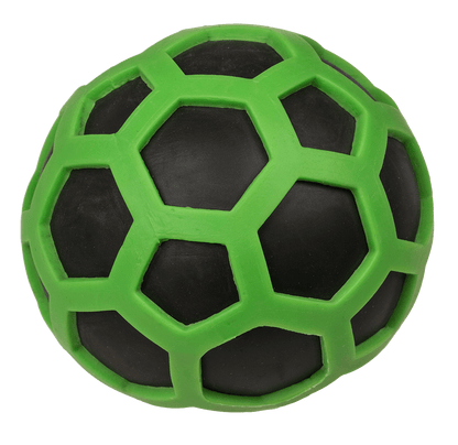 Squeeze ball in rubber net, approx. 8 cm,