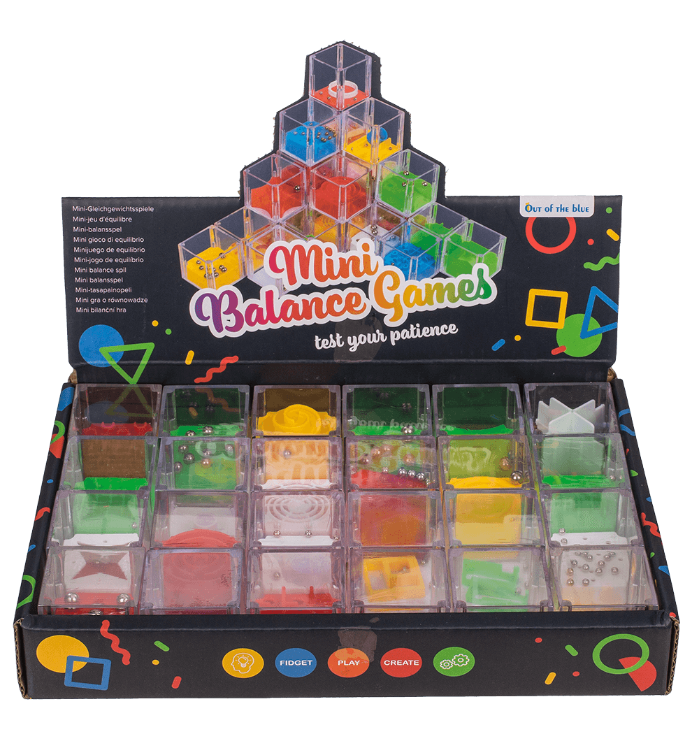 Mini balance games, 4 x 4 cm,