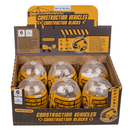 Construction blocks, Constructions Vehicles, 9 cm,