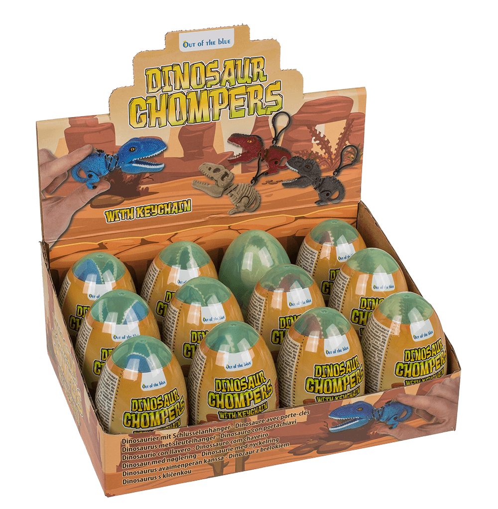 Dinosaur Chompers with keychain,