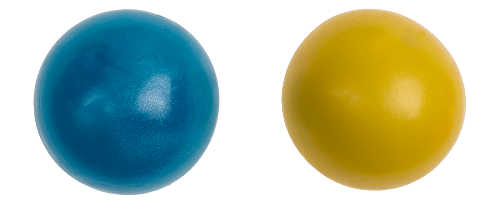 XL Ultra soft anti stress ball, Metallic,