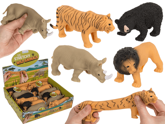Stretchy Wild Animals. 13 cm,