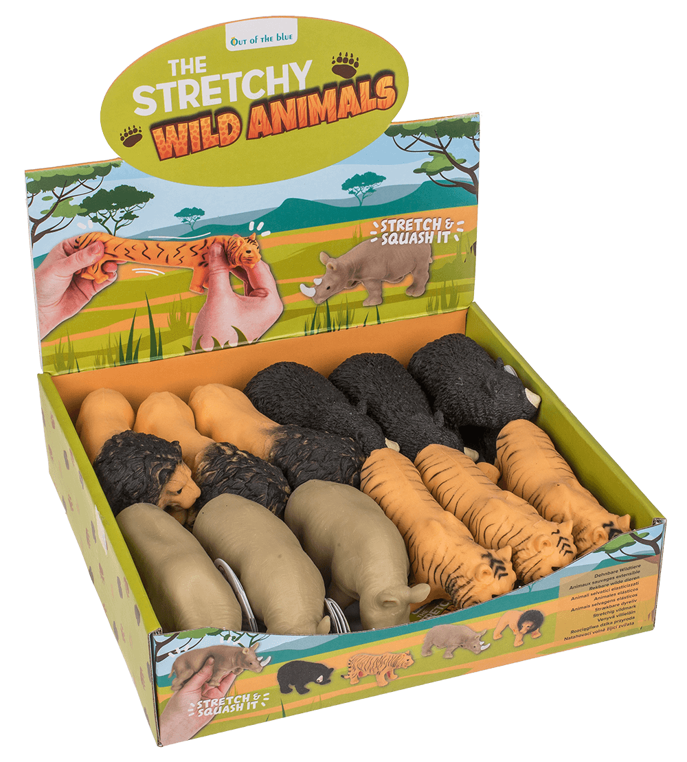 Stretchy Wild Animals. 13 cm,