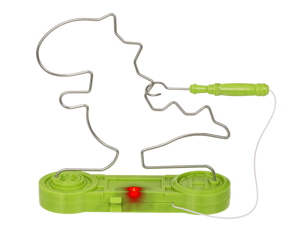 Hot wire game, Dinosaur,