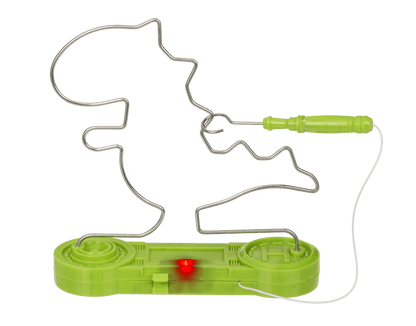 Hot wire game, Dinosaur,