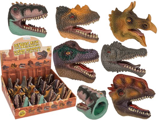 Hand puppet, Dinosaur, 10 cm,