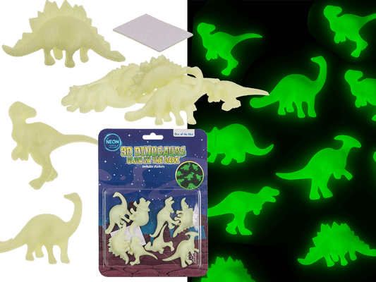 3D Dinosaurs, Glow in the dark,