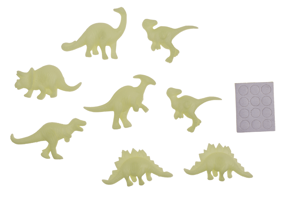 3D Dinosaurs, Glow in the dark,