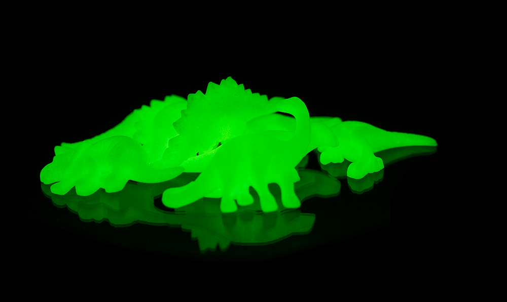 3D Dinosaurs, Glow in the dark,