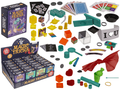 Magic tricks, 3 tricks each set,