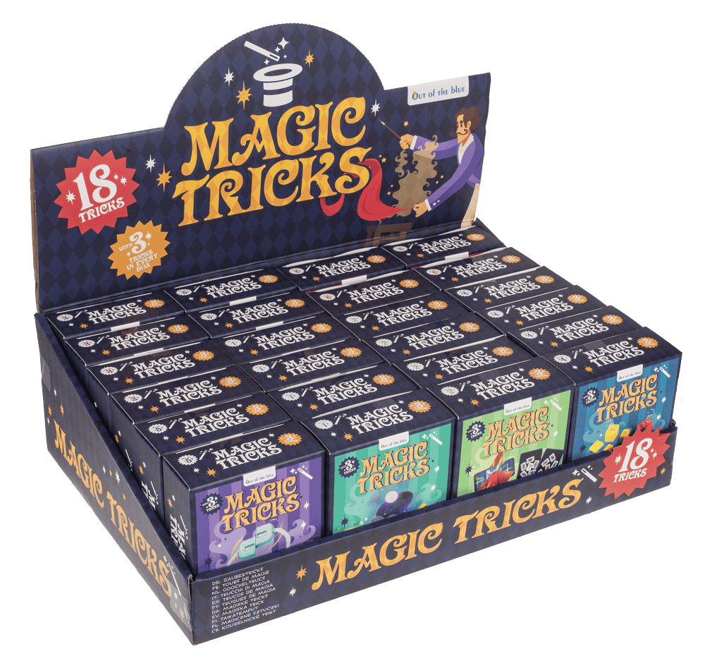 Magic tricks, 3 tricks each set,
