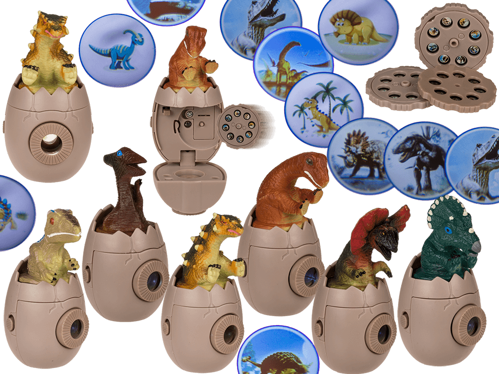 59-2225_000.png Projector met 6 dinosaurussen, set van 3 in clamshell, inclusief diverse projectieschijven en dino-figuren.
