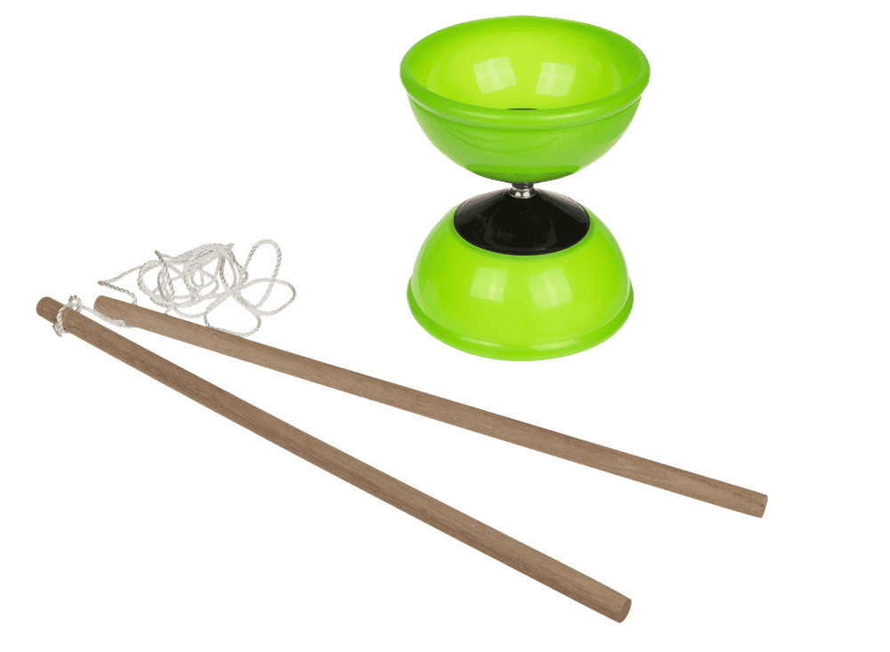 Diabolo with 2 wooden sticks, Glow in the Dark,