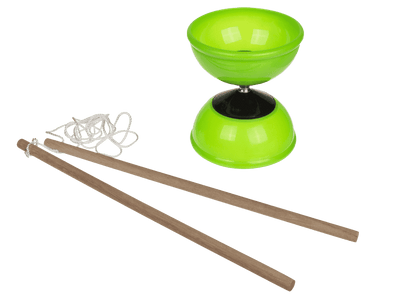 Diabolo with 2 wooden sticks, Glow in the Dark,