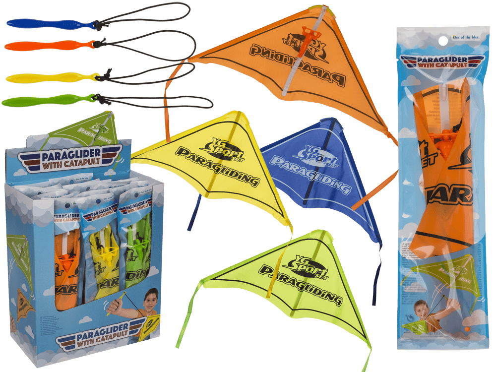 Glider with catapult, 23 x 45 cm,